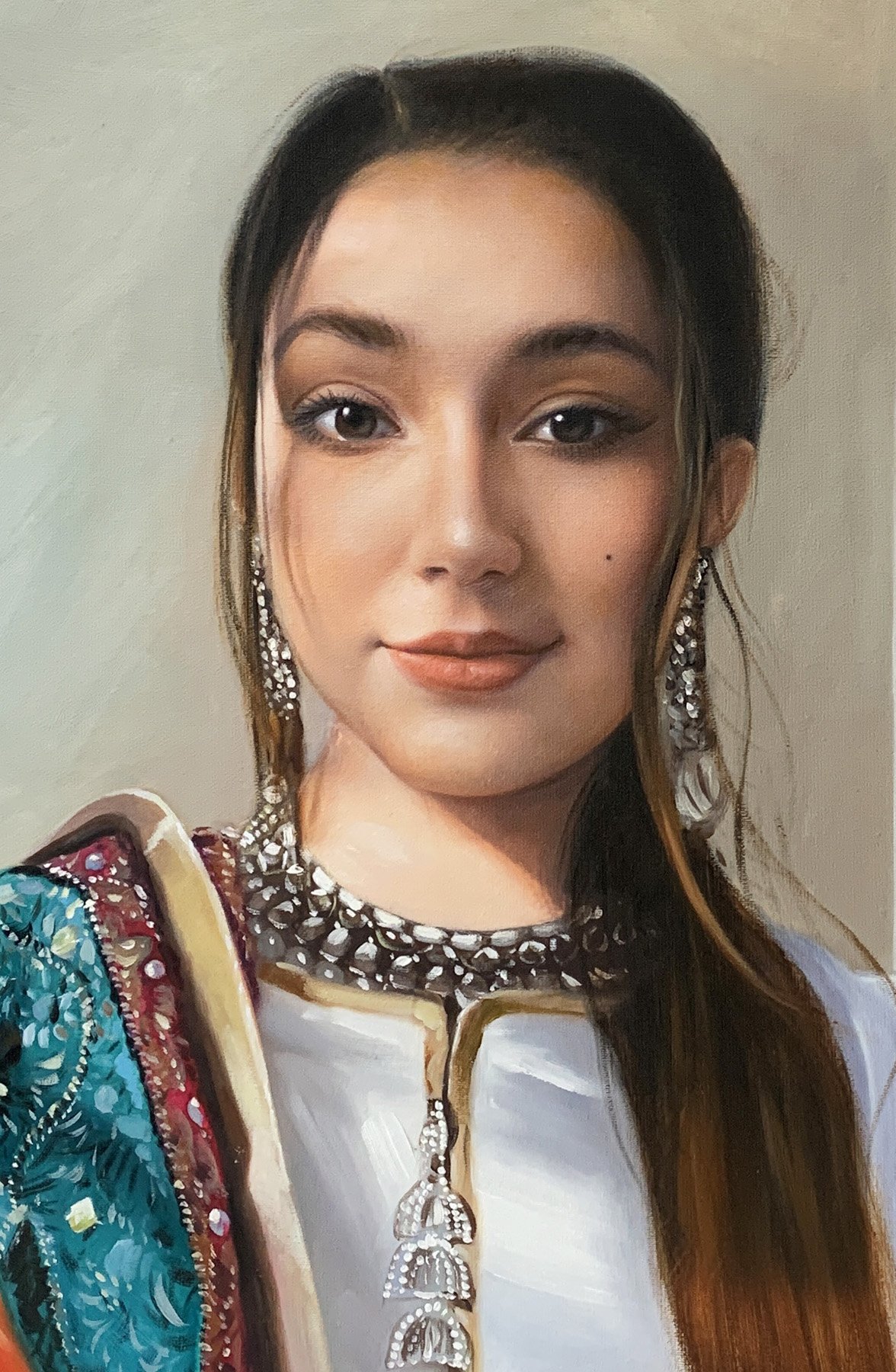 Acrylic portrait example