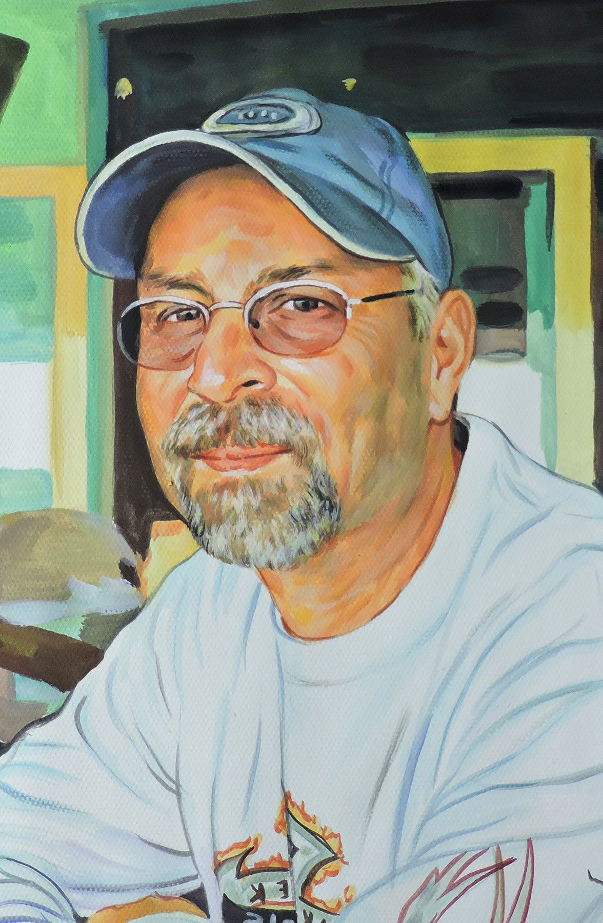 Pastel portrait example
